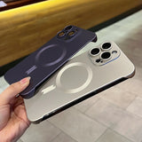 Steel Satin Edgeless Apple iPhone Case-Exoticase-Exoticase