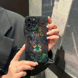 StreakStrike Colorful Lion iPhone Case-Exoticase-Exoticase