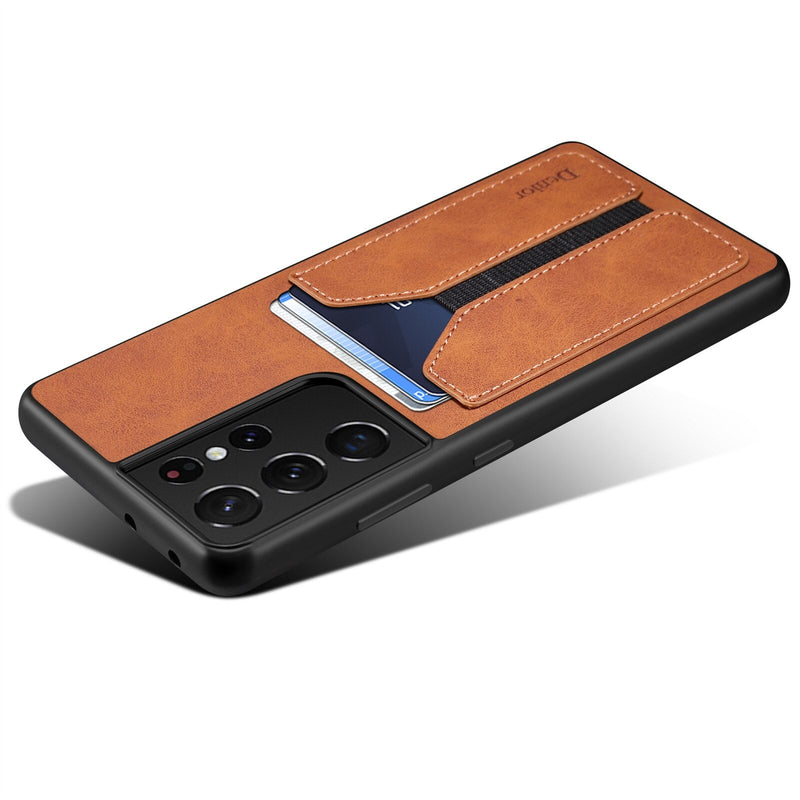 Stretchable Card Pocket Wallet Samsung Case-Exoticase-