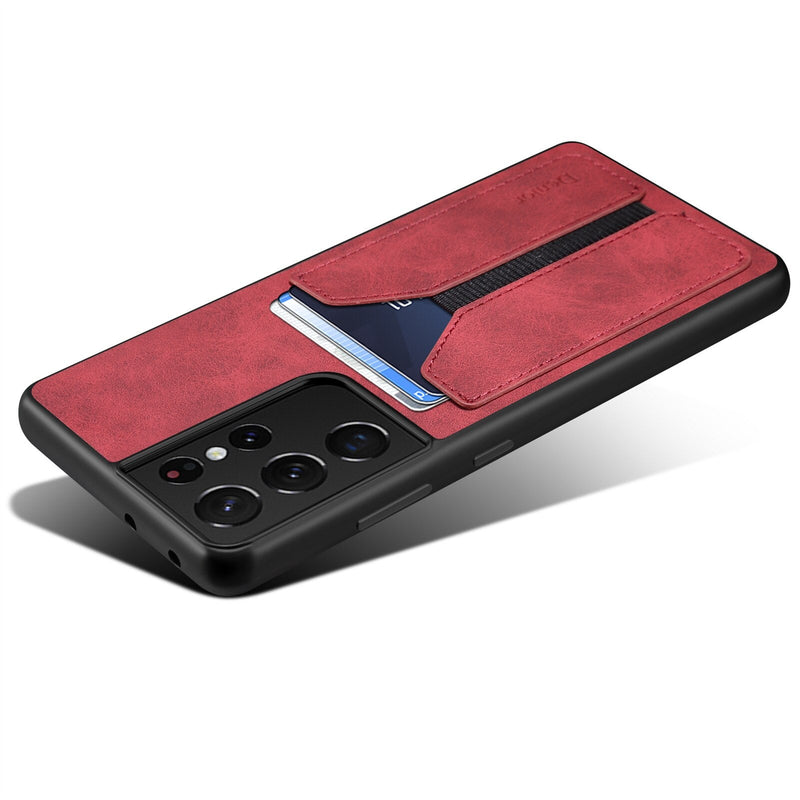 Stretchable Card Pocket Wallet Samsung Case-Exoticase-