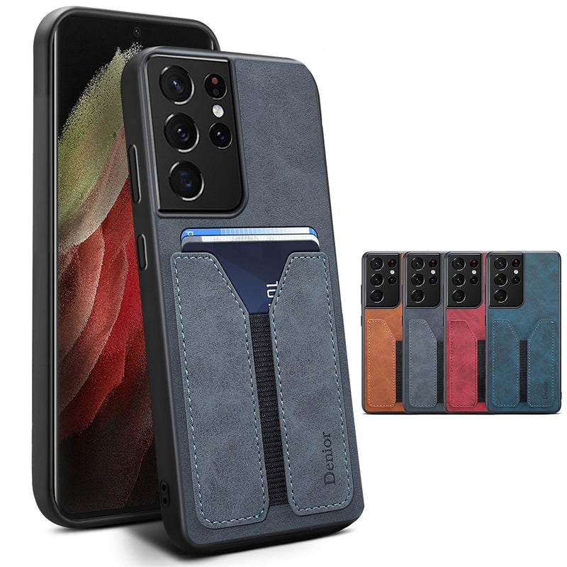 Stretchable Card Pocket Wallet Samsung Case-Exoticase-Exoticase