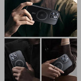 Strong Magnetic Rotatable Metal Bracket iPhone Case-Exoticase-
