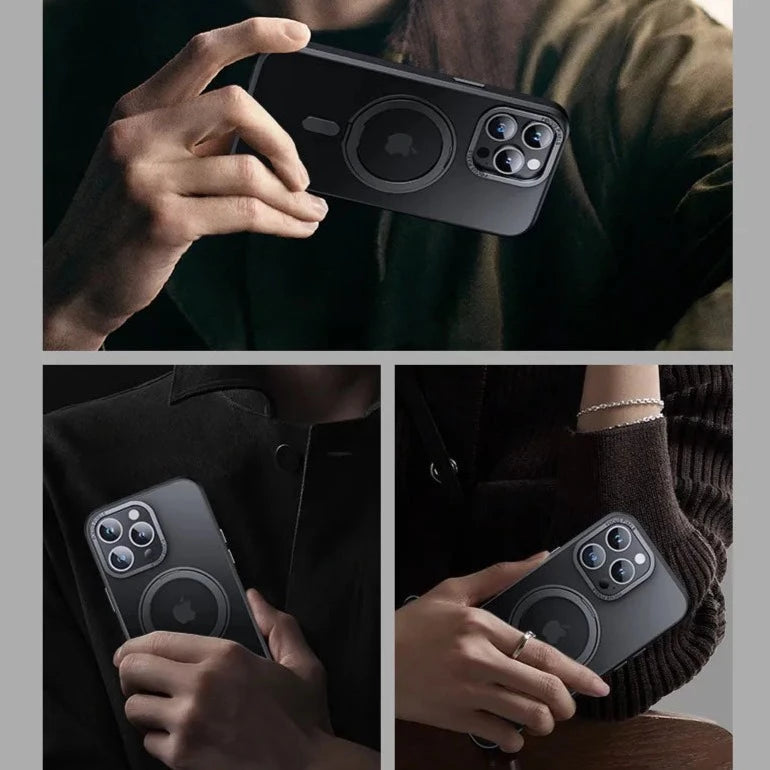 Strong Magnetic Rotatable Metal Bracket iPhone Case-Exoticase-