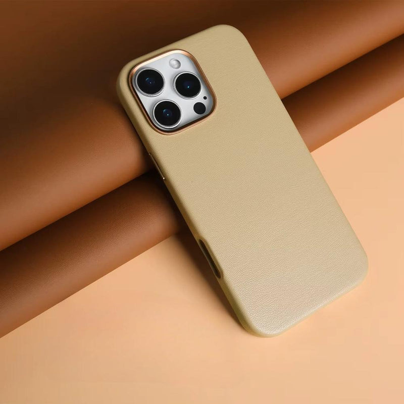 Susterra Premium Bio Leather iPhone Case-Exoticase-Khaki-For iPhone 16 Pro Max-Exoticase