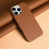 Susterra Premium Bio Leather iPhone Case-Exoticase-Light Brown-For iPhone 16 Pro Max-Exoticase