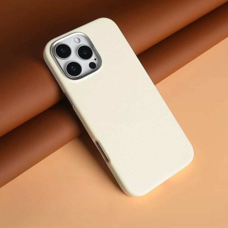 Susterra Premium Bio Leather iPhone Case-Exoticase-White-For iPhone 16 Pro Max-Exoticase