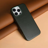 Susterra Premium Bio Leather iPhone Case-Exoticase-Dark Green-For iPhone 16 Pro Max-Exoticase