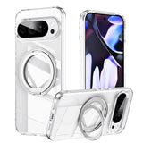 Swivello Metal Ring Google Pixel Case-Exoticase-For Pixel 11 Pro XL-Transparent-Exoticase
