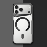 Titanium Plated MagSafe Clear iPhone Case-Exoticase-For iPhone 17 Pro Max-Black-Exoticase