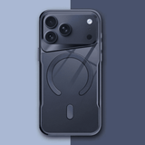 Titanium Plated MagSafe Clear iPhone Case-Exoticase-For iPhone 17 Pro Max-Blue-Exoticase