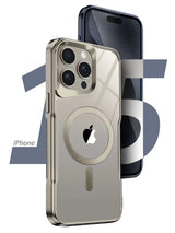 Titanium Plated MagSafe Clear iPhone Case-Exoticase-Exoticase