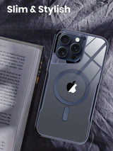 Titanium Plated MagSafe Clear iPhone Case-Exoticase-Exoticase