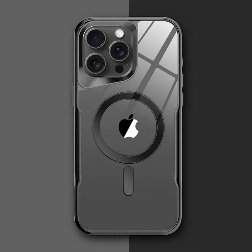 Titanium Plated MagSafe Clear iPhone Case – Exoticase