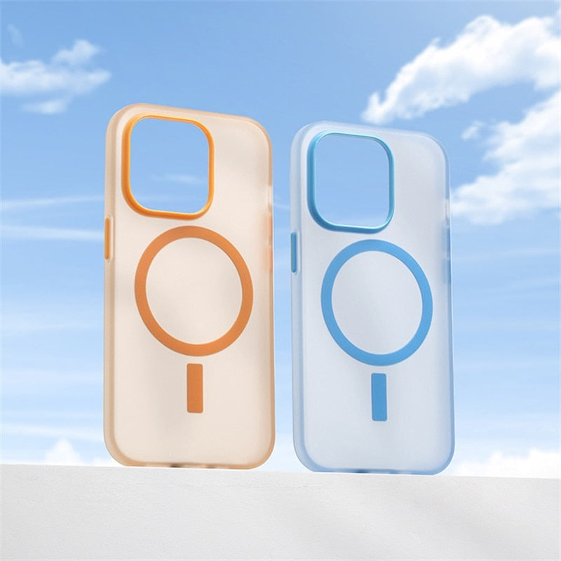 Translucent Matte MagSafe iPhone Case-Exoticase-