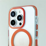 Transparent Gradient Magnetic Magsafe iPhone Case-Exoticase-Exoticase