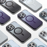 Transparent Gradient Magnetic Magsafe iPhone Case-Exoticase-