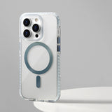Transparent Gradient Magnetic Magsafe iPhone Case-Exoticase-For iPhone 15 Pro Max-Blue Clear-Exoticase