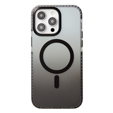 Transparent Gradient Magnetic Magsafe iPhone Case-Exoticase-For iPhone 14 Pro Max-Black-