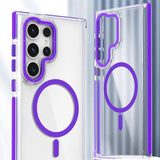 Transparent MagSafe Compatible Grippy Samsung Case-Exoticase-Exoticase