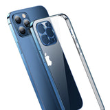 Transparent Plated Square iPhone Case-Exoticase-