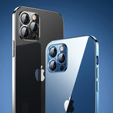 Transparent Plated Square iPhone Case-Exoticase-