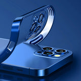 Transparent Plated Square iPhone Case-Exoticase-