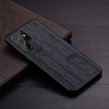 Tree Bark Pattern Samsung Case-Exoticase-S22 Ultra-Black-