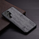 Tree Bark Pattern Samsung Case-Exoticase-S22 Ultra-Dark Gray-