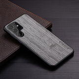 Tree Bark Pattern Samsung Case-Exoticase-S22 Ultra-Light Gray-