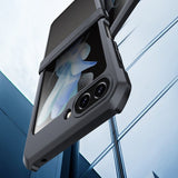 Shockproof Shell With Tempered Glass Samsung Galaxy Z Flip Case-Exoticase-