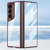 Ultra Thin Transparent Samsung Z Fold 6 Case-Exoticase-Burgundy-Exoticase