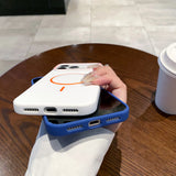 Ultrathin Orange Contrast MagSafe iPhone Case-Exoticase-Exoticase