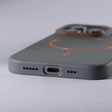 Ultrathin Orange Contrast MagSafe iPhone Case-Exoticase-Exoticase