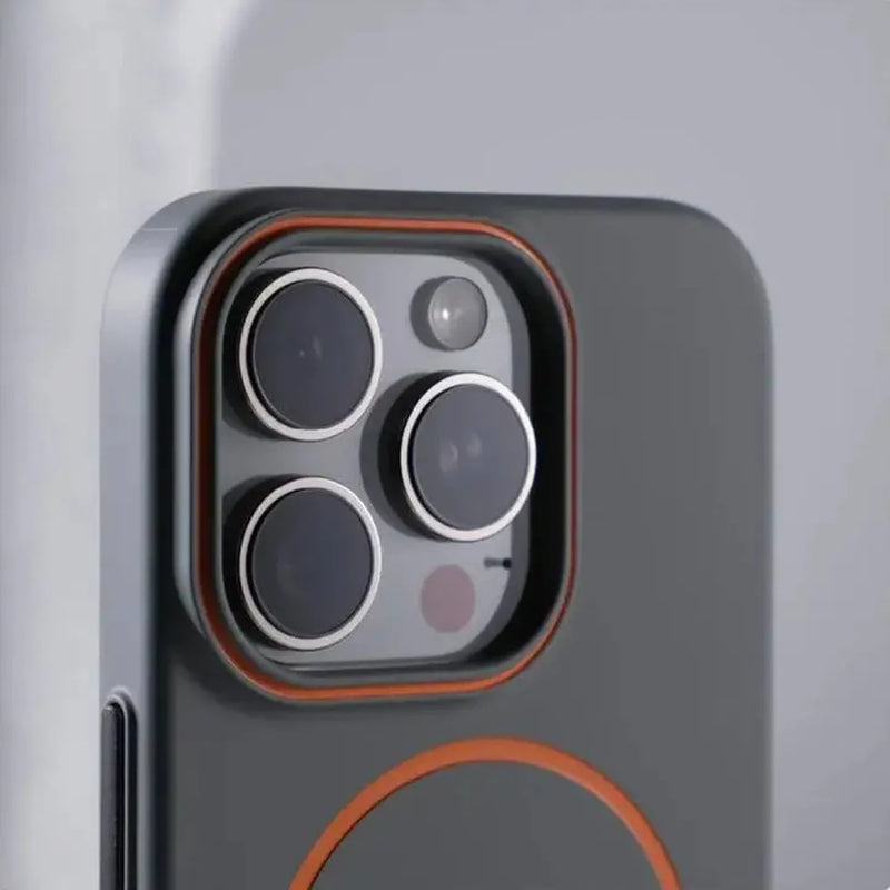 Ultrathin Orange Contrast MagSafe iPhone Case-Exoticase-Exoticase