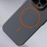 Ultrathin Orange Contrast MagSafe iPhone Case-Exoticase-Exoticase