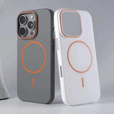 Ultrathin Orange Contrast MagSafe iPhone Case-Exoticase-Exoticase