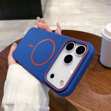 Ultrathin Orange Contrast MagSafe iPhone Case-Exoticase-Exoticase
