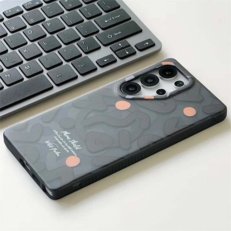 Urban Graffiti Pattern Frosted Samsung Case-Exoticase-Exoticase