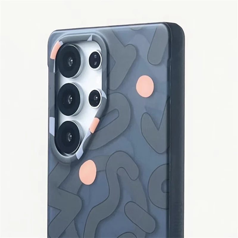Urban Graffiti Pattern Frosted Samsung Case-Exoticase-Exoticase