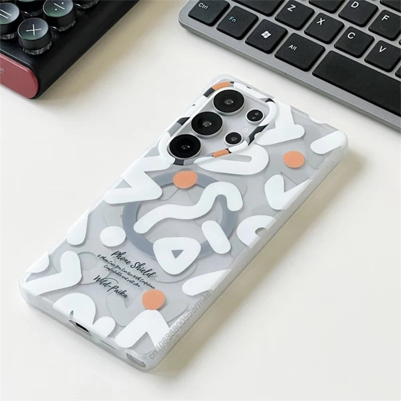 Urban Graffiti Pattern Frosted Samsung Case-Exoticase-Exoticase