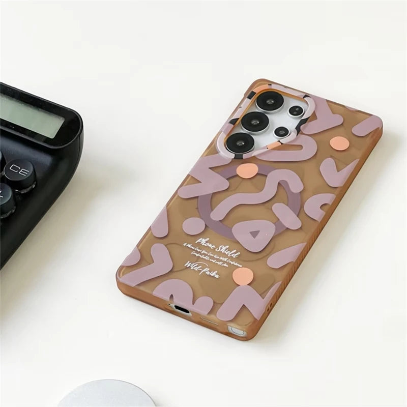 Urban Graffiti Pattern Frosted Samsung Case-Exoticase-Exoticase