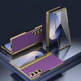 Vacuum Electroplated Samsung Z Fold Case-Exoticase-For Galaxy Z Fold 6-Purple-Exoticase