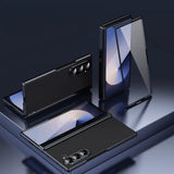 Vacuum Electroplated Samsung Z Fold Case-Exoticase-For Galaxy Z Fold 6-Black-Exoticase