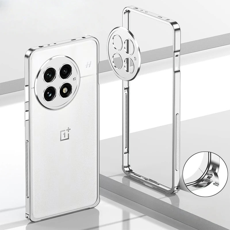 VentEdge Alloy Metal OnePlus Frame Case-Exoticase-OnePlus 13-Silver-Exoticase