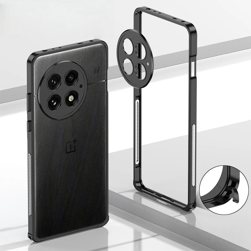 VentEdge Alloy Metal OnePlus Frame Case, OnePlus 13 / Black