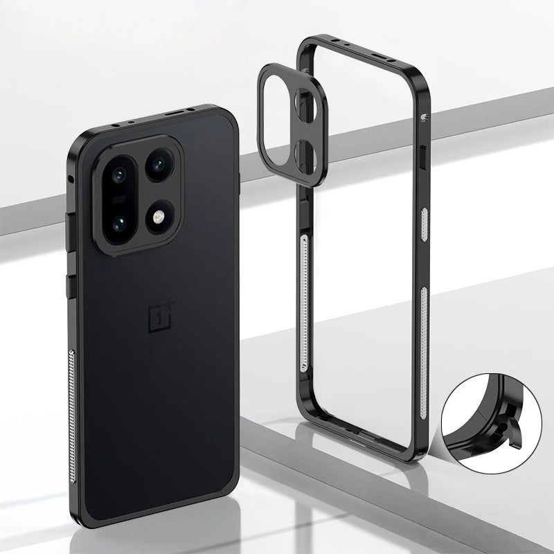 VentEdge Alloy Metal OnePlus Frame Case, OnePlus 13 / Black VentEdge Alloy Metal OnePlus Frame Case, OnePlus 13 / Black