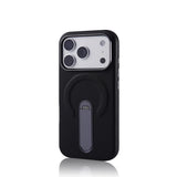Vertical KickStand Leather iPhone Case-Exoticase-Black-For iPhone 17 Pro Max-Exoticase