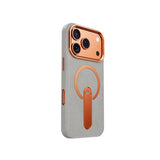 Vertical KickStand Leather iPhone Case-Exoticase-Gray-For iPhone 17 Pro Max-Exoticase