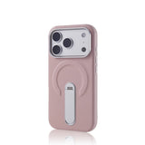 Vertical KickStand Leather iPhone Case-Exoticase-Pink-For iPhone 17 Pro Max-Exoticase