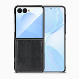 Vintage Faux Leather Plated Samsung Flip Case-Exoticase-Exoticase